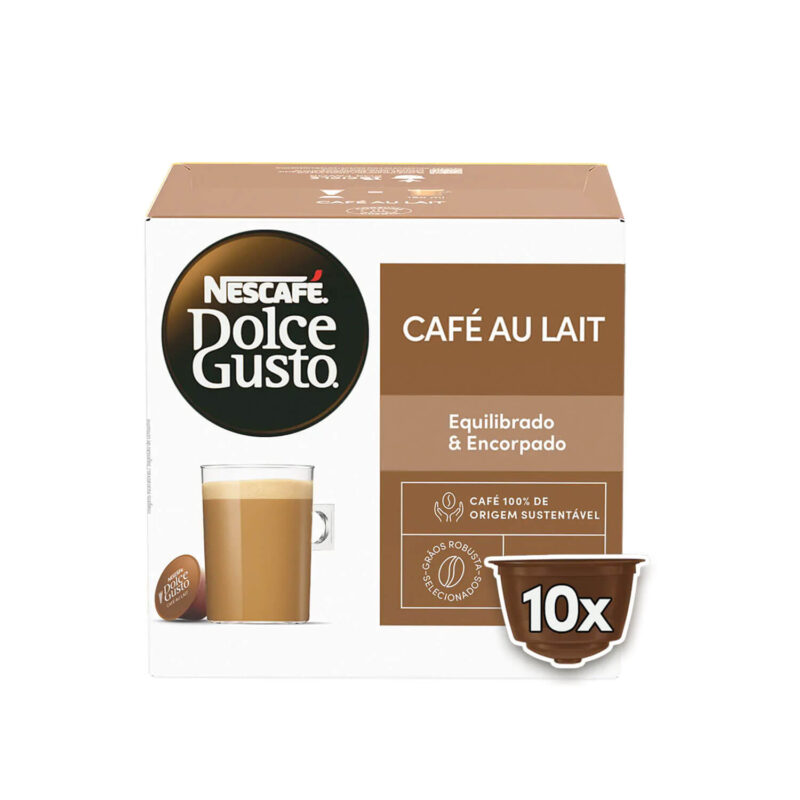 Cápsulas Dolce Gusto Café con leche - 10 cápsulas café - decapsulas