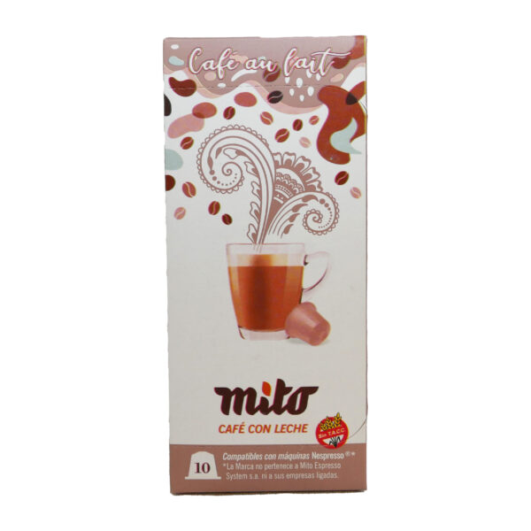 Cápsulas de café con leche Mito Espresso - Cápsulas Nespresso compatibles