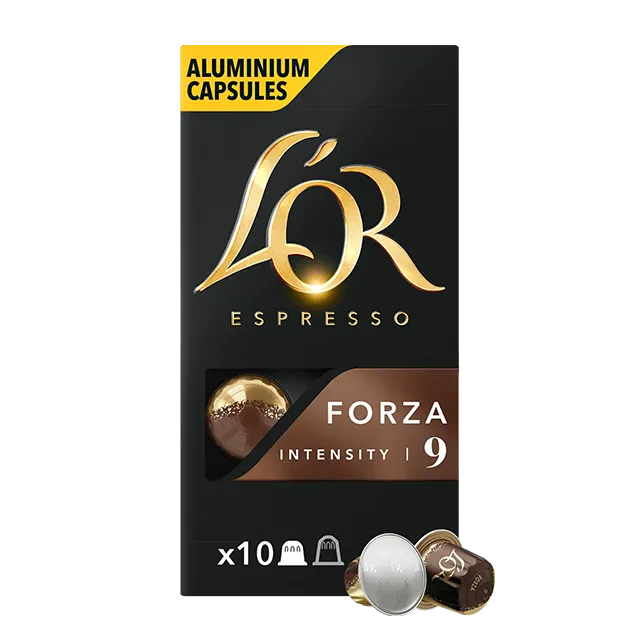 Espresso Forza • Aluminio - deCápsulas.com