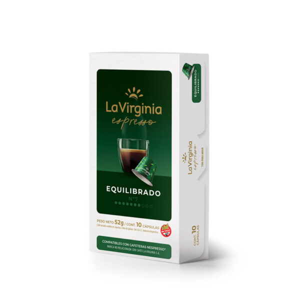 Cápsulas Equilibrado café La Virginia - decapsulas
