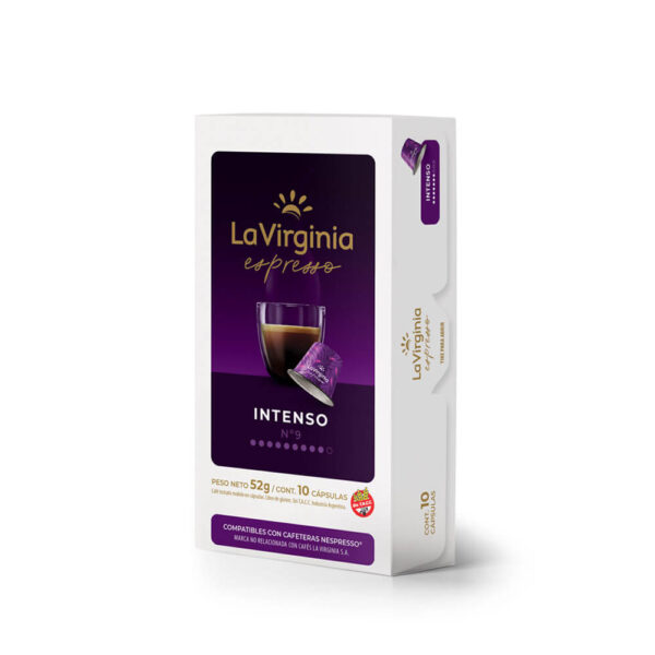 Cápsulas Intenso café La Virginia - decapsulas