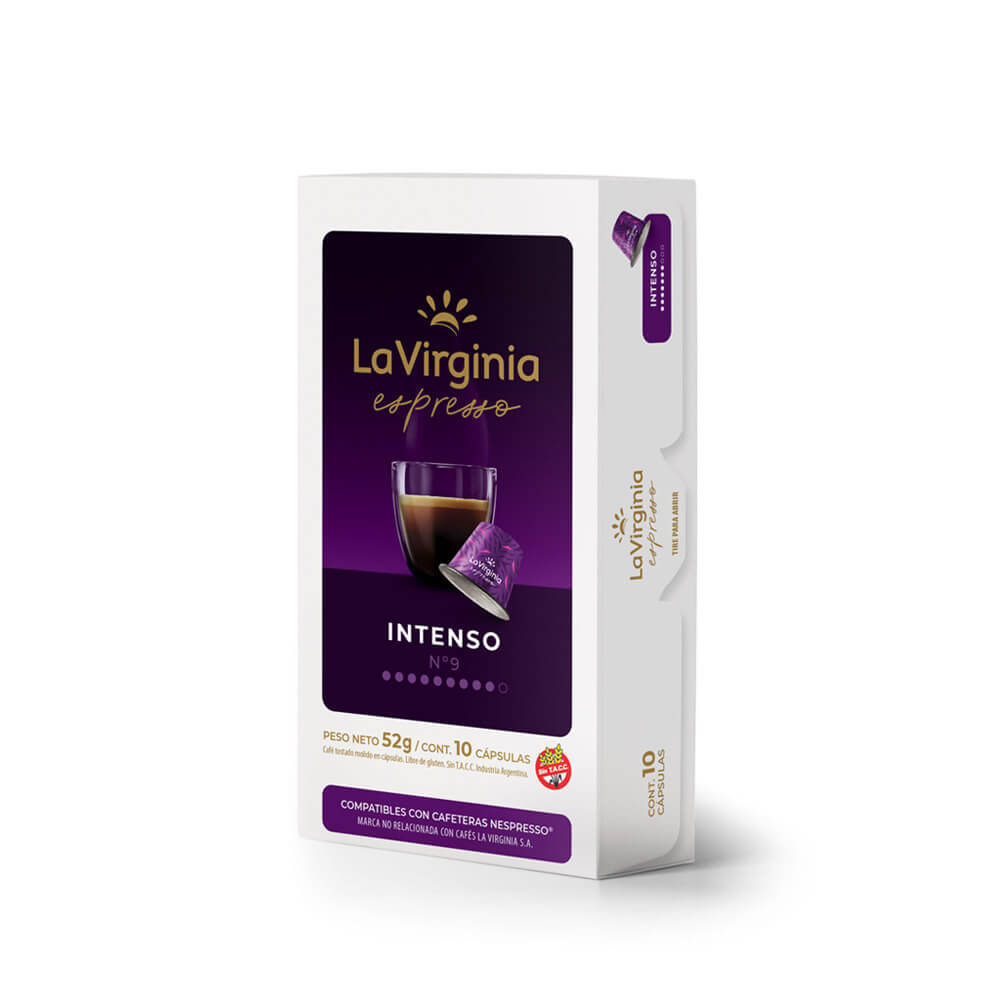 Cápsulas Intenso café La Virginia - decapsulas