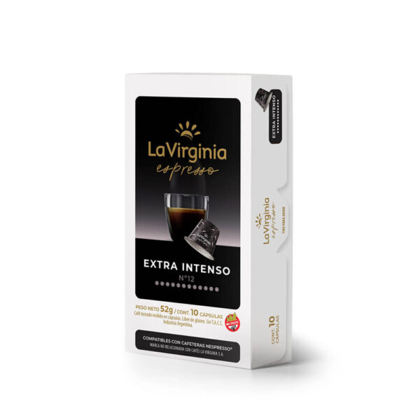Cápsulas Extra Intenso café La Virginia - decapsulas