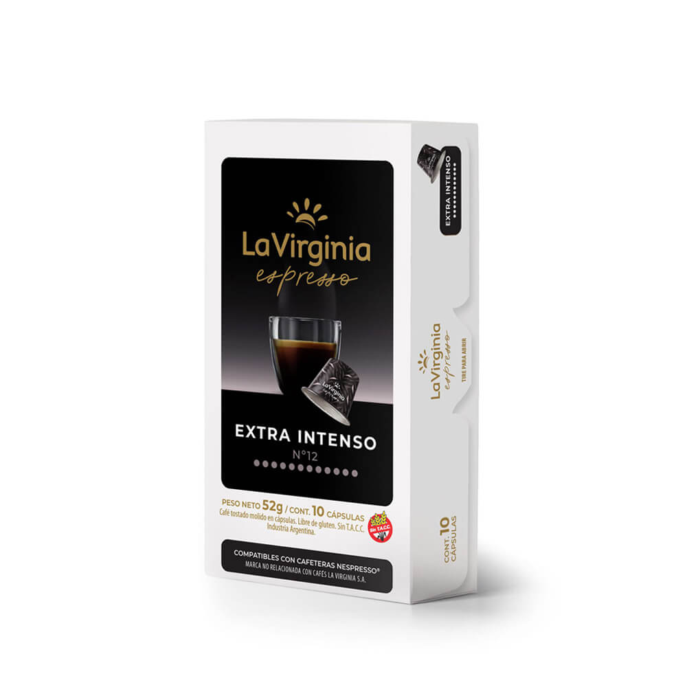 Cápsulas Extra Intenso café La Virginia - decapsulas