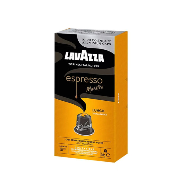 Cápsulas Nespresso compatibles - Cafe Lavazza Lungo 100% arábica - decapsulas
