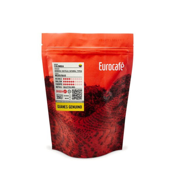 Café de especialidad Colombia Guanes Eurocafé 250gr - decapsulas