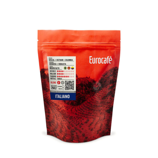 Café de especialidad italiano Eurocafé 250gr - decapsulas