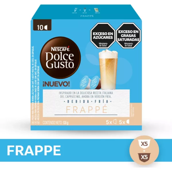 Cápsulas de Cappuccino Frappe frío x10 cápsulas Dolce Gusto - decapsulas