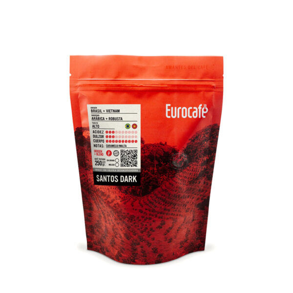 Café de especialidad Santos Dark Eurocafé 250gr - decapsulas