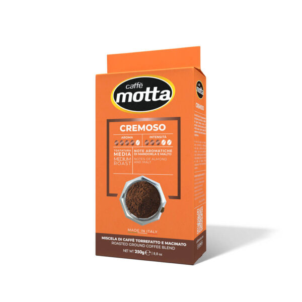 Café italiano molido tostado - Caffe Motta Cremoso x250gr - decapsulas