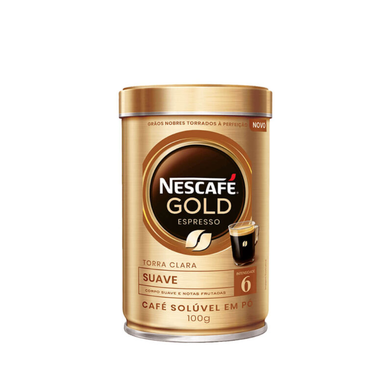 Café Nescafé Gold Suave - Lata 10gr - decapsulas