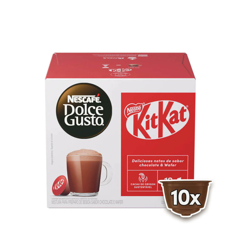 Cápsulas Dolce Gusto Kit Kat - 10 cápsulas - decapsulas