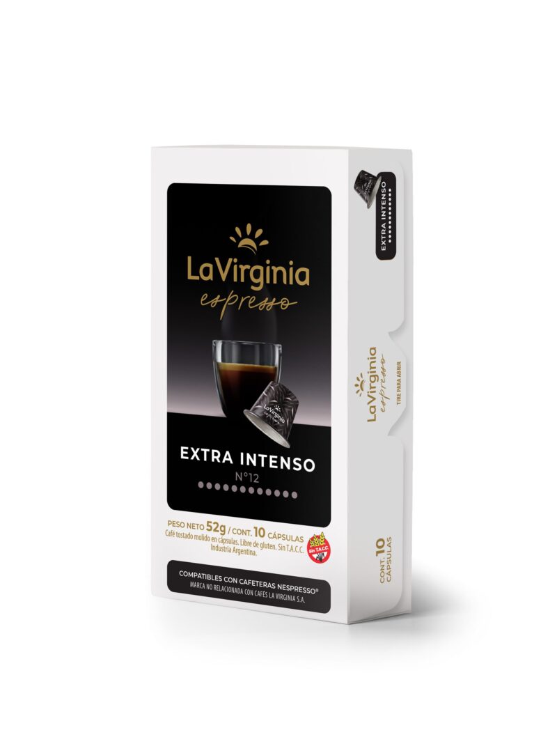 Cápsulas de café Extra Intenso La Virginia Nespresso Compatibles - decapsulas