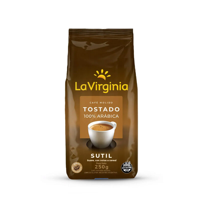 Café molido tostado Sutil La Virginia 250gr - decapsulas