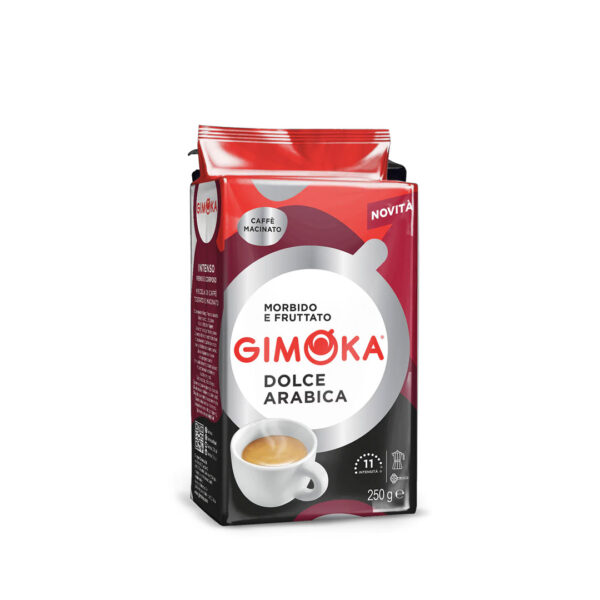 Café italiano molido tostado - Café Gimoka intenso dolce arabica x250gr - decapsulas