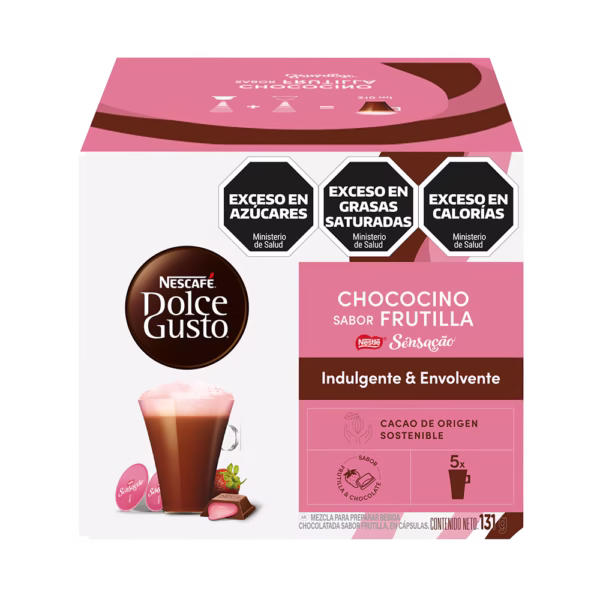 Cápsulas Dolce Gusto Chococino frutilla - 10 cápsulas - decapsulas