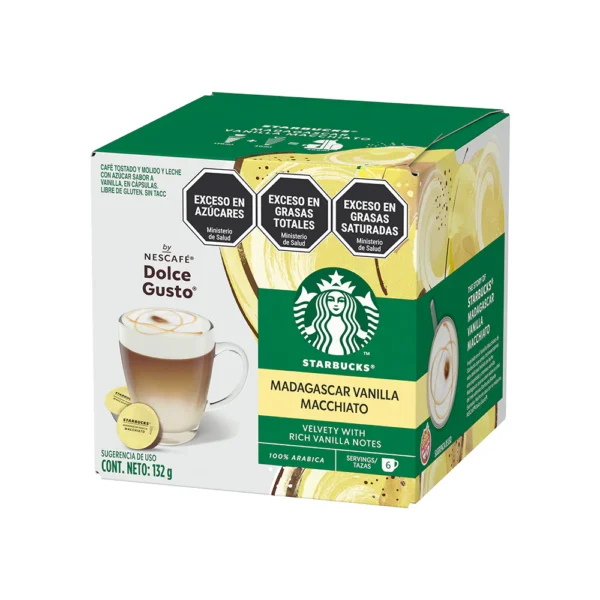 Cápsulas Dolce Gusto Madagascar Vanilla Macchiato - 10 cápsulas café - decapsulas