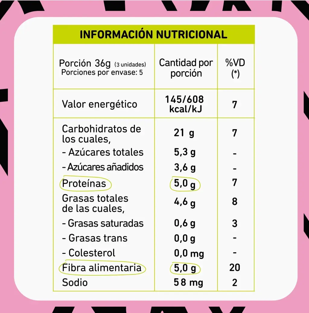 Galletitas Integra chia y arandanos - decapsulas
