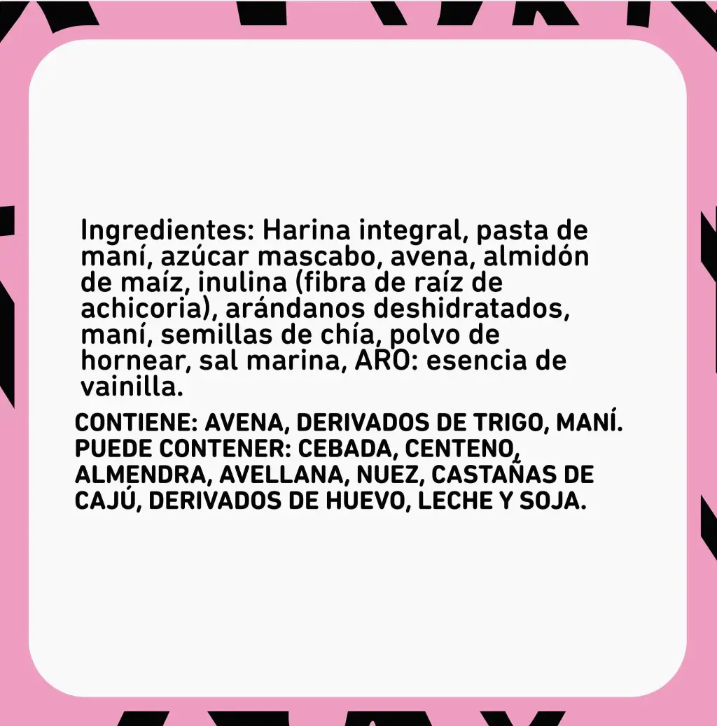 Galletitas Integra chia y arandanos - decapsulas