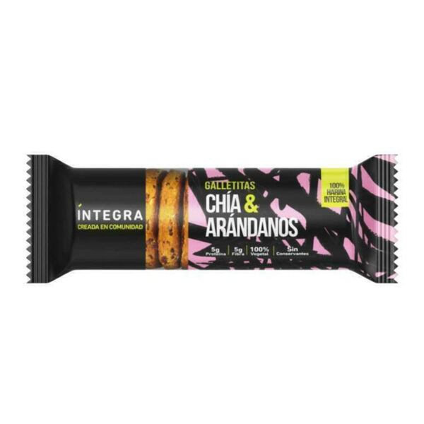 Galletitas Integra chia y arandanos - decapsulas