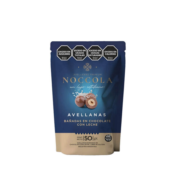 Avellanas premium bañadas en chocolate con leche 50 gramos - decapsulas