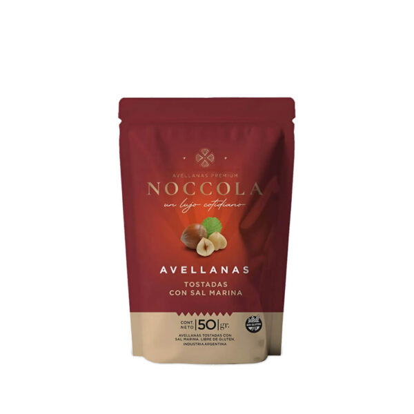 Avellanas premium con sal marina 50 gramos - decapsulas