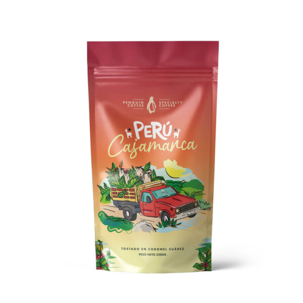 Café de especialidad Penguin Coffee Perú Cajamarca 250 gr - decapsulas