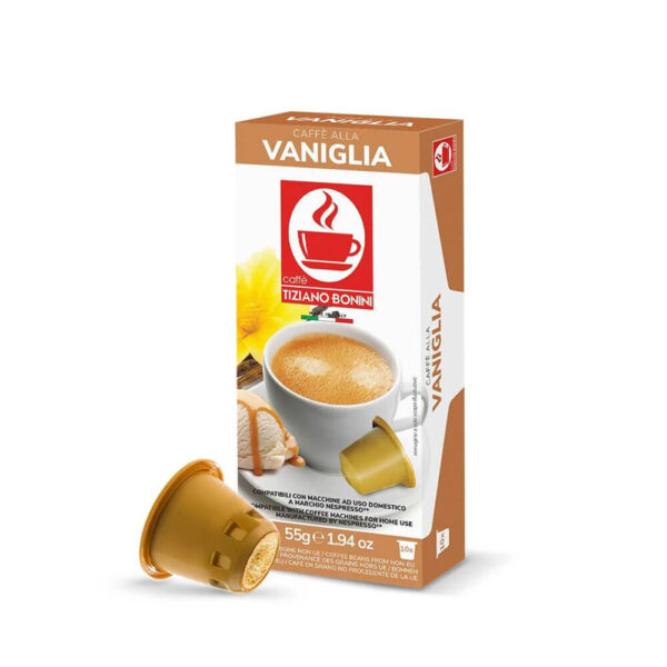 Cápsulas de café Nespresso compatibles - café saborizado vainilla - decapsulas